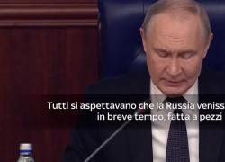 Putin ai leader europei: "Dei maialini che si sono accodati a Biden per cercare di trarre profitto da collasso di Mosca" - VIDEO