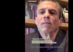 Palestina,  prof Neve Gordon dell&rsquo;Universit&agrave; di Londra denuncia occupazione illegale di Israele: &ldquo;&lsquo;Linea Gialla&rsquo; &eacute; un luogo di morte&rdquo; - VIDEO