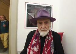 Pistoletto al GDI: "Le opere puntano alla pace, a Gaza un continuo sterminicidio e un sistema di leonesca predazione"