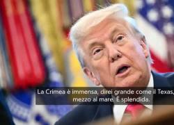 Ucraina, la gaffe di Trump sulla Crimea: "È grande quanto il Texas, è in mezzo all'oceano", in realtà è 26 volte più piccola - VIDEO