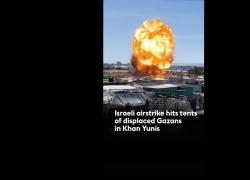 Gaza, Idf bombarda il campo profughi di Khan Younis, 25 morti, i missili israeliani esplodono sulle tende degli sfollati - VIDEO
