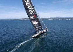 Arca SRG, al via la stagione di regate 2024 per il Maxi 100 italiano Arca SGR del Fast and Furio Sailing Team 