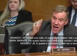 Scontro su dati Covid, il Senatore dem Warner vs Kennedy Jr: Come puoi essere così ignorante?