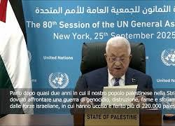 Abu Mazen (Anp): A Gaza in atto da due anni un genocidio