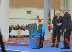 Milano Cortina 2026, il Presidente Mattarella e Giovanni Malagò accendono il braciere olimpico