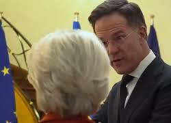 Zelensky incontra a Bruxelles Mark Rutte, Antònio Costa e Ursula Von Der Leyen