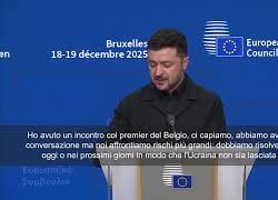 Confisca asset russi, Zelensky: Capisco il Belgio, ma noi corriamo rischi pi&ugrave; grandi