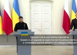 Zelensky: Sostegno Ue rafforza nostra resilienza
