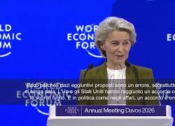 Groenlandia, von der Leyen: Nuovi dazi Usa verso alleati errore, c'era accordo