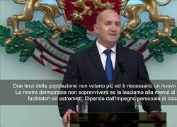 Si dimette il Presidente bulgaro Radev: Correr&ograve; nelle elezioni anticipate come premier