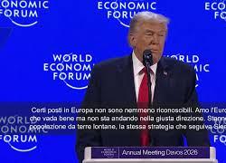 Trump: Amo l'Europa, ma non sta andando nella giusta direzione
