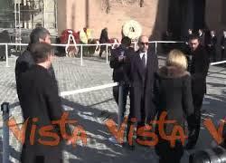 Anna Wintour ai funerali di Valentino a Roma