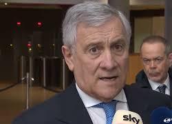 Tajani: S&igrave; a rafforzare missione Aspides, ma non mi pare si possa allargare a Stretto di Hormuz