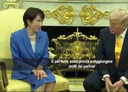 Takaichi alla Casa Bianca: Solo Trump pu&ograve; portare la pace nel mondo