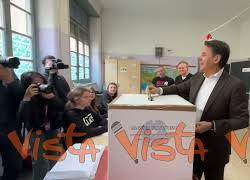 Conte vota al Referendum per la Giustizia a Roma