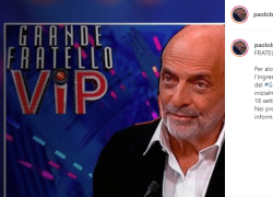 Grande Fratello Vip concorrenti, Paolo Brosio fuori: 'È IN OSPEDALE'