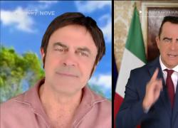 Crozza si sdoppia nei panni di Di Maio e Di Battista in disaccordo su tutto