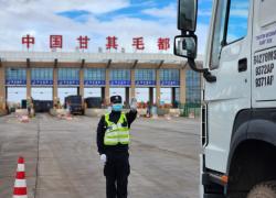Cina: porto Ganqmod su confine registra record volume merci a gen-set