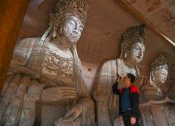 Cina: Incisioni rupestri di Dazu a Chongqing (2)