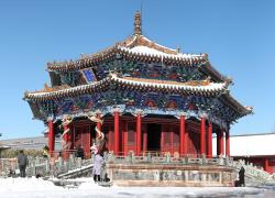 Cina: Shenyang, Palazzo imperiale innevato (1)
