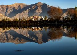 Cina: Xizang, paesaggio di Lhasa (1)
