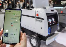 Cina: sistemi guida autonoma a fiera internazionale auto di Guangzhou (3)
