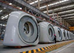 Parco eolico onshore più grande della Cina in produzione a pieno regime