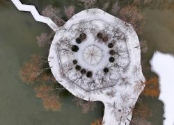 Cina: Ningxia, neve a Yinchuan (2)