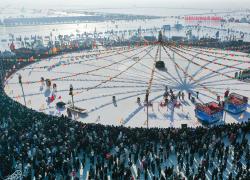 Cina: Jilin, pesca invernale a Songyuan (2)