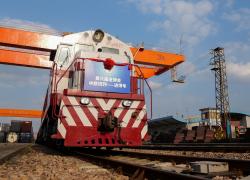 Shanghai ha gestito 100 treni merci Cina-Europa nel 2023