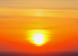 Cina: tramonto mozzafiato sul fiume Giallo