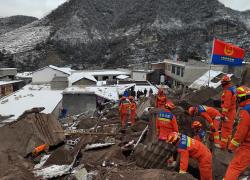 Cina: stanzia 50 mln yuan per soccorsi dopo frana nello Yunnan