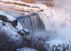 Cina: Heilongjiang, panorama invernale nel Geoparco di Wudalianchi (2)