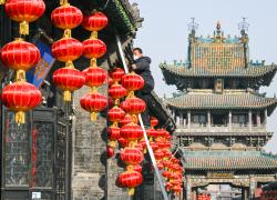 Cina: decorazioni per la Festa di primavera in tutto il Paese (1)