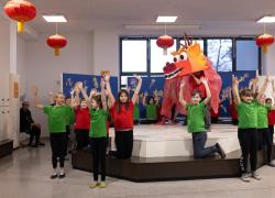 Slovenia: Lubiana, studenti festeggiano Capodanno lunare cinese (1)