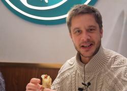 Cina: Changchun, chef francese assaggia pancake di primavera per Lichun