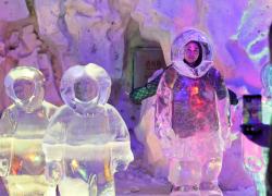 Cina: galleria d'arte di ghiaccio e neve nello Heilongjiang (2)
