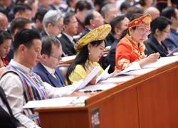 Cina: Pechino, riunione di apertura di sessione 14mo Comitato nazionale CPPCC (1)