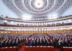 Cina: Pechino, riunione di apertura di seconda sessione 14ma NPC (1)