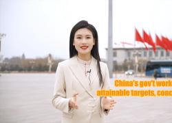 Cina: rapporto su lavoro di governo, obiettivi raggiungibili, sforzi concertati