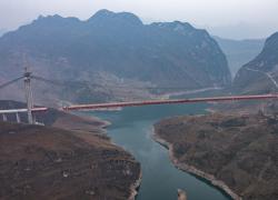 Cina: Guizhou, costruzione di superstrada Nayong-Qinglong (2)