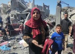 Il campo profughi di Maghazi dopo gli attacchi di Israele