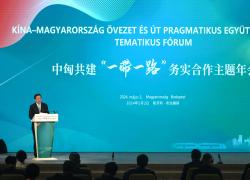 Cina-Ungheria: presidente Xinhua Fu Hua interviene a conferenza su cooperazione BRI