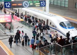 Cina: primo maggio, previsti 18,65 mln viaggi ferroviari nell'ultimo giorno di vacanza