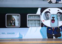 Cina-Laos: "Panda Train" parte da Guiyang