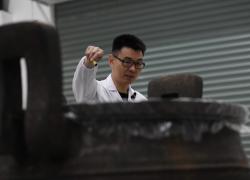 Cina: Anhui, progressi negli scavi della tomba di Wuwangdun (3)