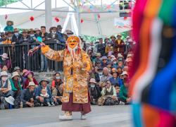 Cina: Xizang, spettacolo di opera tibetana a Lhasa