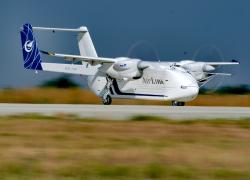 Cina: dimostratore di sistema trasporto senza pilota completa volo inaugurale