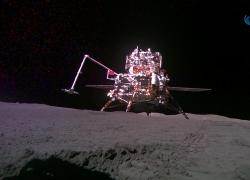 Cina: mini rover scatta foto di Chang'e-6 su lato nascosto della Luna