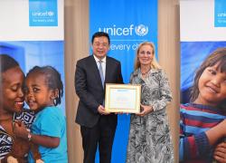 Presidente Xinhua incontra vice direttrice esecutiva dell'UNICEF, firma MoU